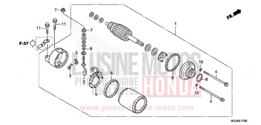 MOTEUR DE DEMARRAGE CBF1000FAC de 2012